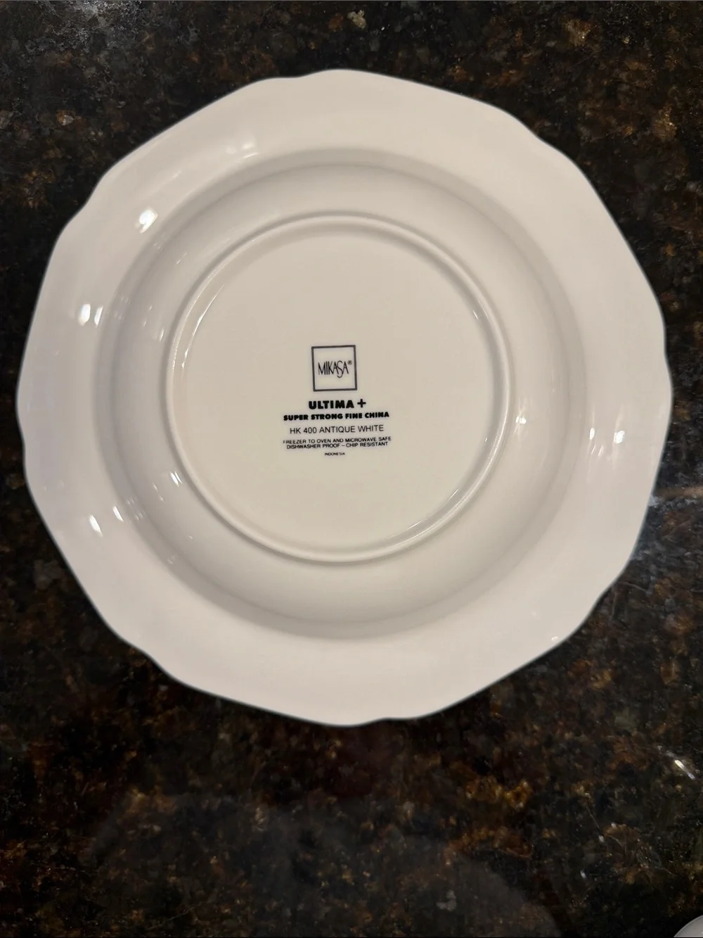 Mikasa Antique White 91/4” Rim Soup Bowl Set 4